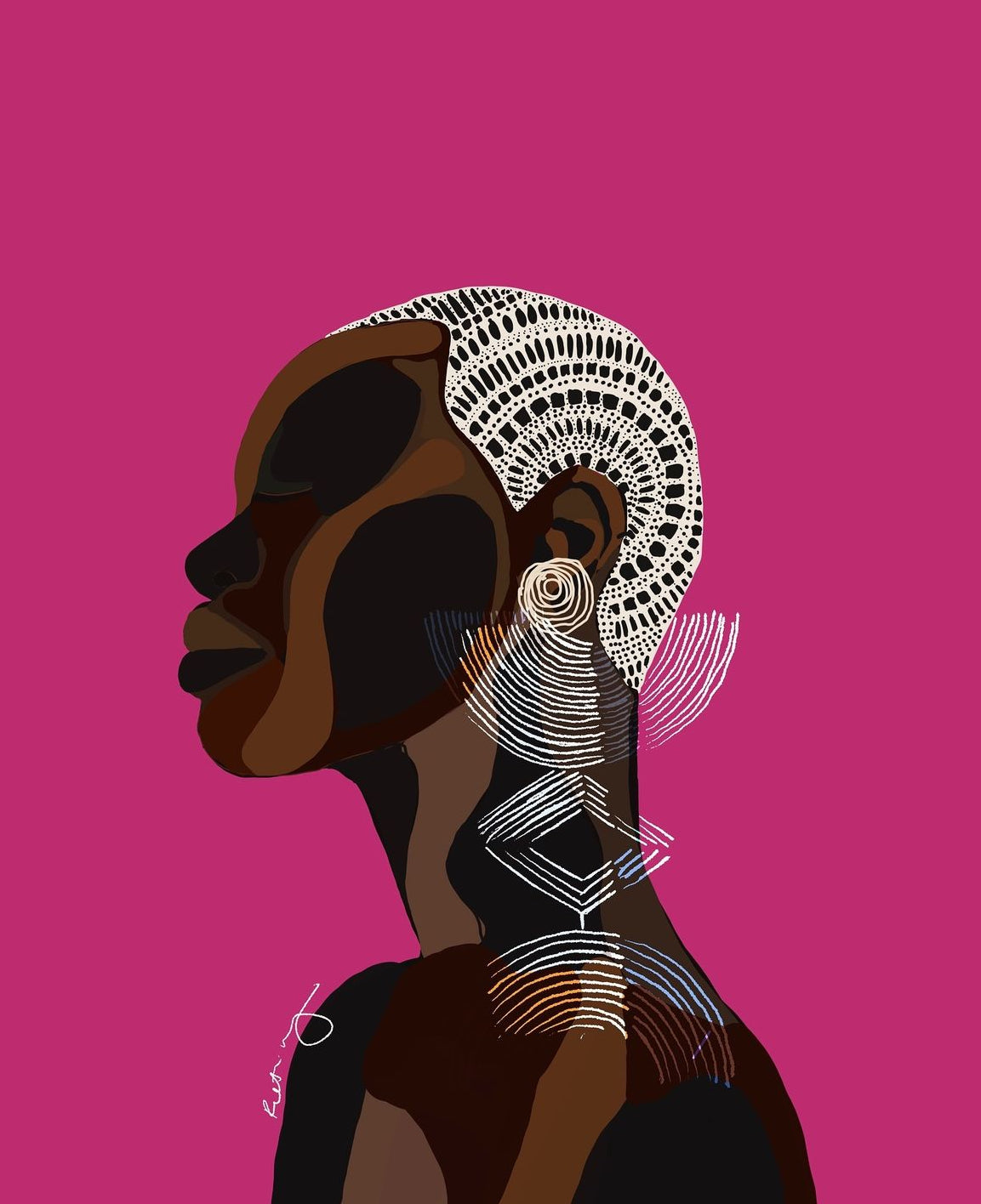 Bold & Beautiful ( Signed Art Print)
