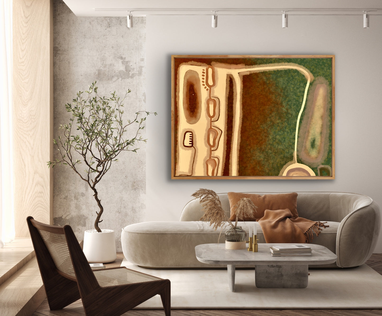 Rooted Journey (100 x 130 cm) 31 x 51 inches Signed Art Print