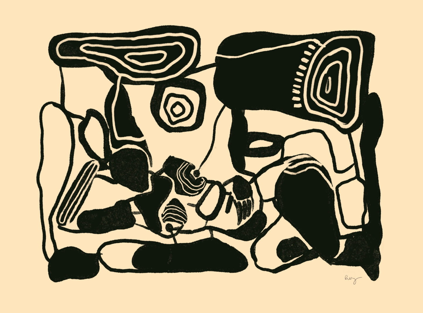 Seated in Peace (16 x 20 inches)