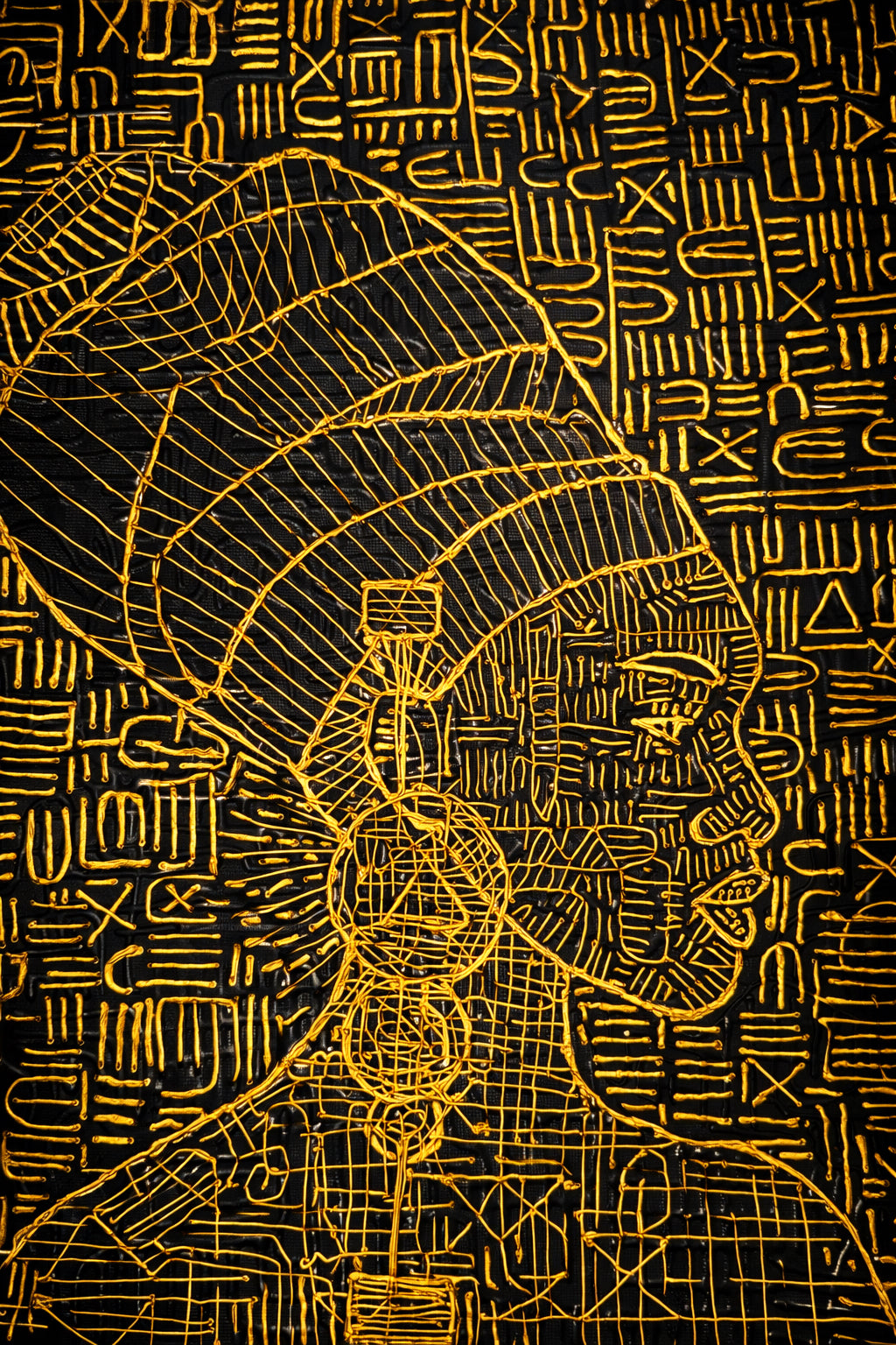 A beautiful journey original acrylic painting ( Framed)