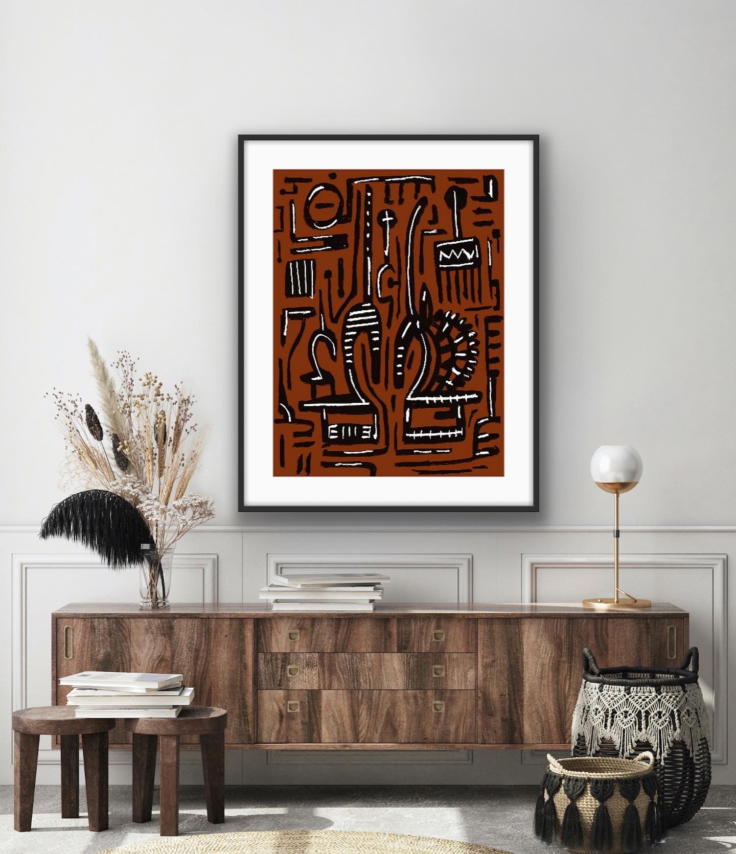 Tribal Afro (Signed Art Print)