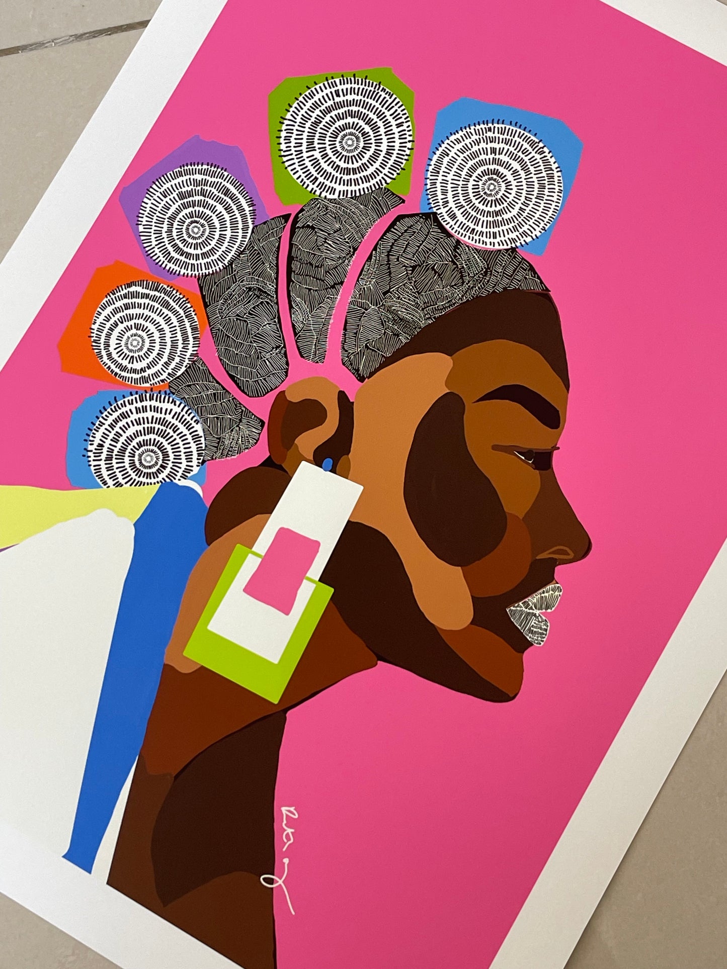 Bold & Beautiful ( Signed Art Print)