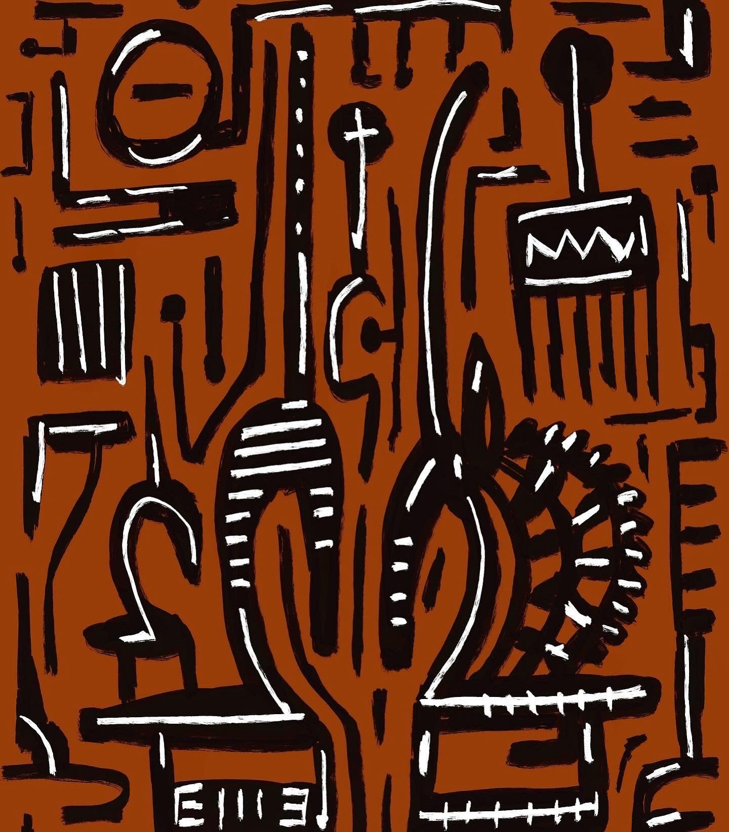 Tribal Afro (Signed Art Print)