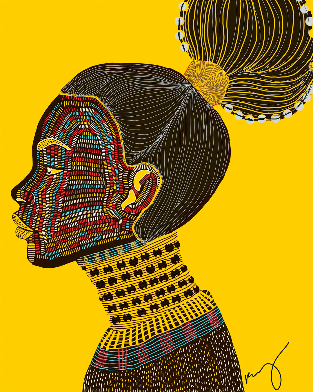 A Queen ( Signed Art Print)