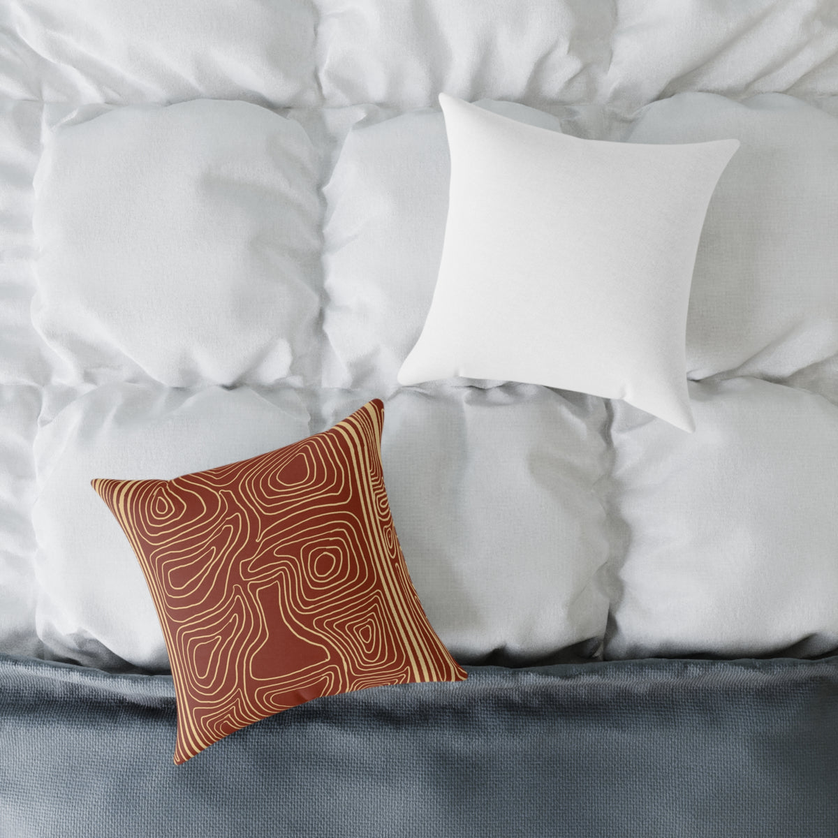 Square Poly Canvas Pillow
