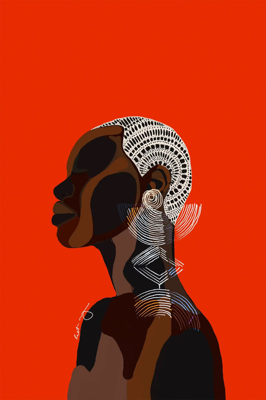 Bold and Beautiful Signed & Framed in Black ( 23.4 × 33.1 inches ) includes shipping