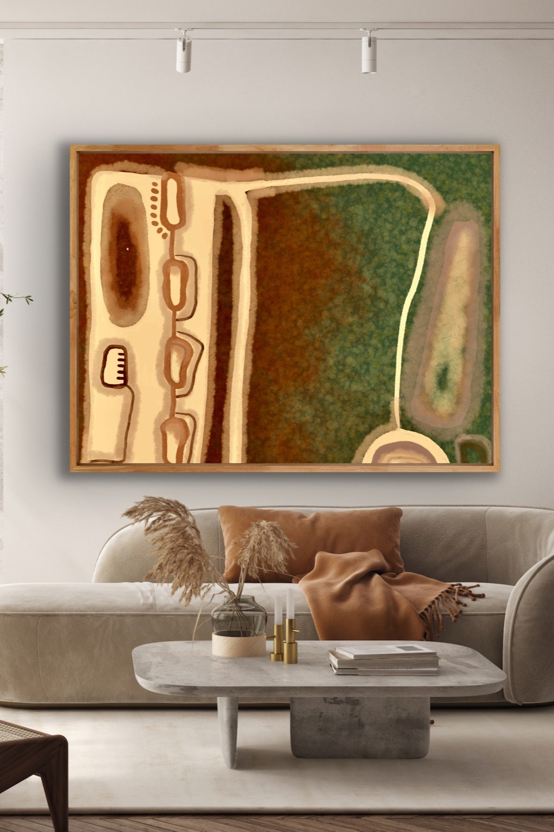 Rooted Journey (100 x 130 cm) 31 x 51 inches Signed Art Print
