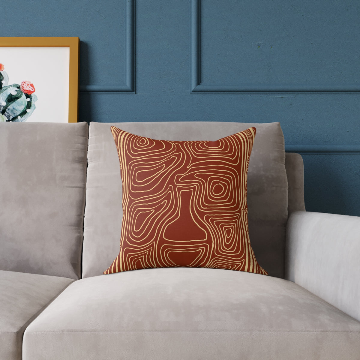 Square Poly Canvas Pillow
