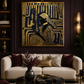 Presence (100 x 100 cm) 40 x 40 inches Hand-Finished Gold Leaf Statement