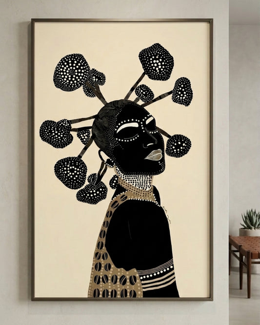 Fearless Queen: 24 x 36 inches