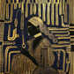 Presence (100 x 100 cm) 40 x 40 inches Hand-Finished Gold Leaf Statement