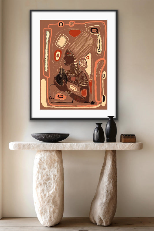 Filling my cup ( 23.4 × 33.1 ) Signed Art Print