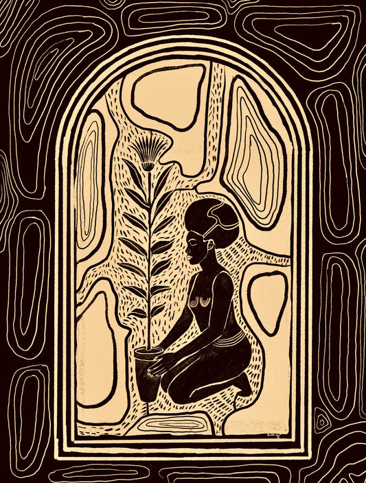 Tending to her spirit