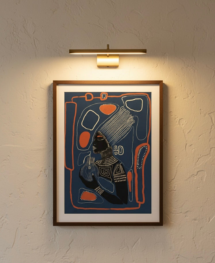 Filling Her Cup ( Signed Art Print)