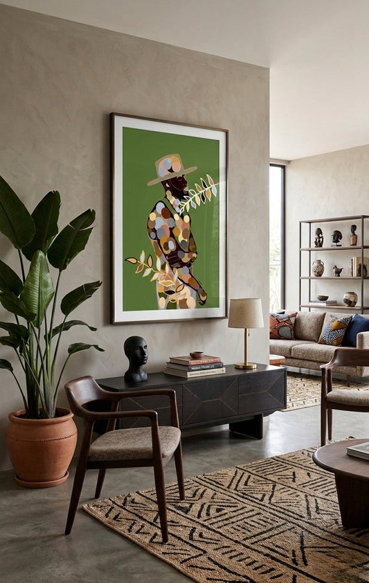 Olive muse| Statement Signed Print~ 24 x 36 inches