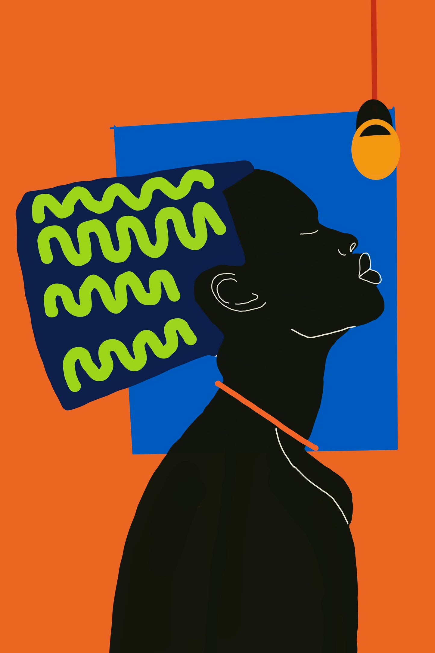 Searching within ( Signed Art Print)
