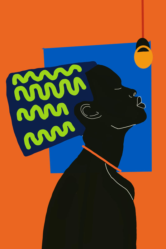 Searching within ( Signed Art Print)
