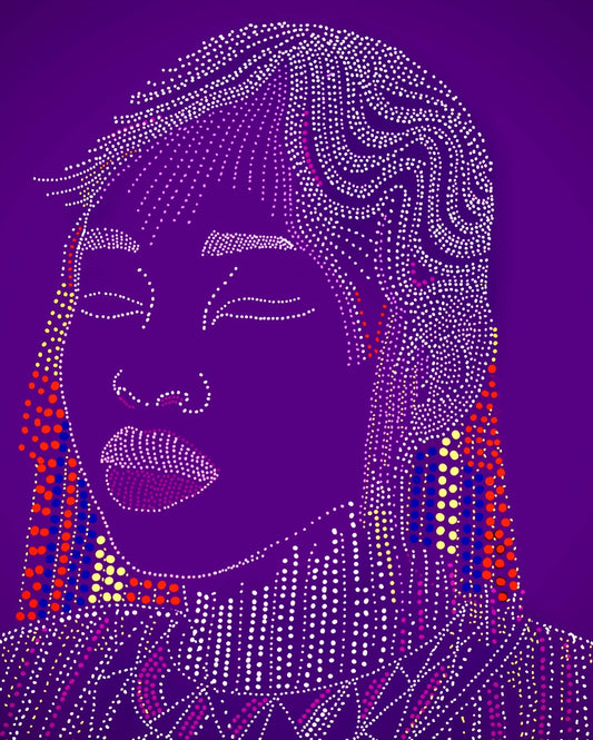 Tribal Afro King ( Signed Art Print)