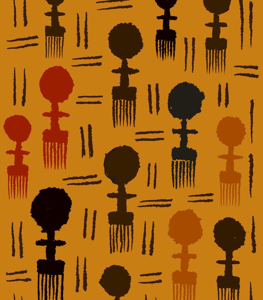 Afro Hair love ( Signed Art Print)